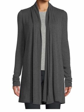 The Row Black Open-Front Women’s Cardigan